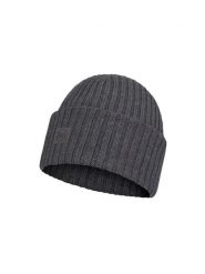 Buff Czapka w kolorze antracytowym z wełny merino rozmiar: onesize. Czarne czapki damskie Buff, bez wzorów, z materiału. Za 139.87 zł.