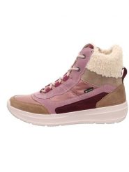 Legero Skórzane botki zimowe "Sprinter" w kolorze jasnoróżowym rozmiar: 37,5. Różowe botki damskie Legero, na zimę, z gore-texu, bez obcasa, bez zapięcia. Za 339.00 zł.