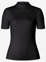 More & More Koszulka w kolorze czarnym rozmiar: 36. Czarne koszulki damskie More & More, s, bez wzorów, z wiskozy, bez kołnierzyka, bez ramiączek. Za 110.04 zł.