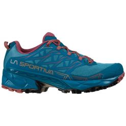 Buty do biegania damskie La Sportiva La Akyra. Czerwone obuwie sportowe damskie La Sportiva, z materiału, bez zapięcia, do biegania. Za 859.00 zł.