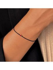 OR Carats Bransoletka z elementem ozdobnym rozmiar: onesize. Czarne bransoletki damskie OR Carats, złote. Za 217.99 zł.