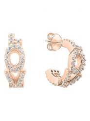 Tamaris Kolczyki-półkreole z cyrkoniami rozmiar: onesize. Kolczyki damskie Tamaris, z cyrkonią, srebrne. Za 152.99 zł.