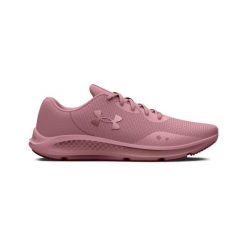 Buty biegowe damskie Under Armour W Charged Pursuit 3. Czerwone obuwie sportowe damskie Under Armour, bez zapięcia, do biegania. Za 189.99 zł.