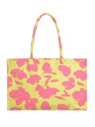 BLE Shopper bag w kolorze żółto-różowym - 45 x 37 x 20 cm rozmiar: onesize. Różowe shopper bag BLE, bez wzorów, z materiału, na ramię, bez dodatków. Za 55.95 zł.