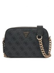 Guess Torebka Noelle II HWBG96 72140 Szary. Szare torebki wieczorowe damskie Guess, z aplikacjami, ze skóry, bez dodatków. Za 379.99 zł.