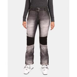 Damskie spodnie narciarskie softshell Kilpi JEANSO-W. Czarne spodnie sportowe damskie Kilpi, na zimę, xs, bez wzorów, z softshellu, narciarskie. Za 422.05 zł.
