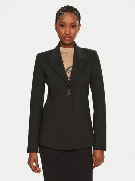 Patrizia Pepe Marynarka 8S0506/A025-K103 Czarny Regular Fit. Czarne marynarki i żakiety damskie Patrizia Pepe, s, bez wzorów, z syntetyku. Za 1,489.00 zł.