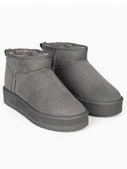 ISLAND BOOT Botki "Miley" w kolorze szarym rozmiar: 39. Szare botki damskie Island Boot, bez obcasa, bez zapięcia. Za 202.03 zł.