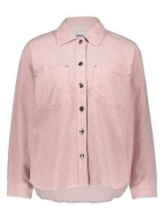 ONLY Koszula sztruksowa w kolorze jasnoróżowym rozmiar: XL. Różowe koszule damskie Only, xl, bez wzorów, z bawełny, bez kołnierzyka, bez ramiączek. Za 130.99 zł.