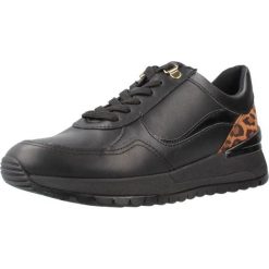 Buty GEOX D5600A 08502 Czarny. Czarne obuwie trekkingowe damskie Geox, z materiału, bez zapięcia. Za 449.99 zł.