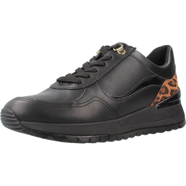 Buty GEOX D5600A 08502 Czarny. Czarne obuwie trekkingowe damskie Geox, z materiału, bez zapięcia. Za 449.99 zł.