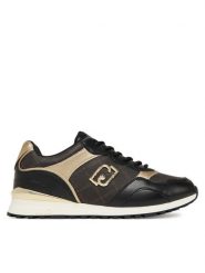 Liu Jo Sneakersy Maxi Wonder Low 02 BF5015 PX689 Czarny. Czarne obuwie sportowe damskie Liu Jo, ze skóry, bez zapięcia. Za 719.99 zł.