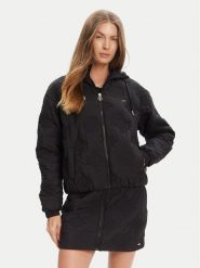 Guess Kurtka przejściowa V5YL0 3WHEB2 Czarny Regular Fit. Czarne kurtki damskie Guess, xs, z aplikacjami, z syntetyku, bez kaptura. Za 399.99 zł.