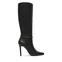Kozaki Just Cavalli. Czarne kozaki damskie Just Cavalli, bez obcasa, na szpilce, bez zapięcia. Za 1,379.00 zł.