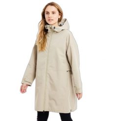 Damska kurtka wodoodporna Protest Prttislit. Brązowe kurtki damskie Protest, bez wzorów, bez kaptura. W wyprzedaży za 709.25 zł.