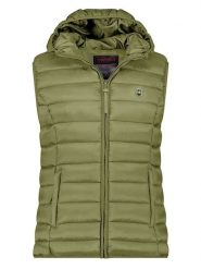 ANAPURNA Kamizelka pikowana "Vakitalana" w kolorze khaki rozmiar: L. Brązowe kamizelki damskie ANAPURNA, l, bez wzorów, bez kaptura. Za 126.99 zł.