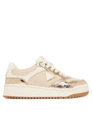 Guess Sneakersy FLJM14 LEL12 Złoty. Żółte obuwie sportowe damskie Guess, ze skóry, bez zapięcia. Za 519.99 zł.