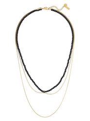 TATUUM Naszyjnik "Olda" z agatami - dł. 43 cm rozmiar: onesize. Czarne naszyjniki damskie TATUUM, z agatem, ze stali. Za 113.63 zł.