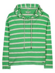 Herrlicher Bluza w kolorze zielonym rozmiar: XL. Zielone bluzy damskie Herrlicher, xl, bez wzorów, z bawełny, z kapturem. Za 109.52 zł.
