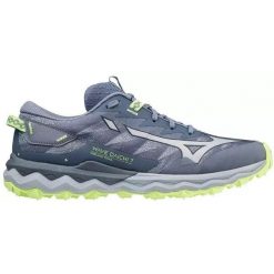 Buty do biegania w terenie damskie Mizuno WaveDaichi 7. Szare obuwie sportowe damskie Mizuno, z materiału, bez zapięcia, do biegania. Za 785.00 zł.