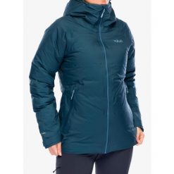 Kurtka puchowa damska Rab Valiance Jacket. Czarne kurtki damskie RAB, xs, bez wzorów, z puchu, bez kaptura. Za 1,164.99 zł.