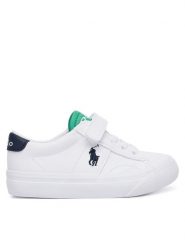 Polo Ralph Lauren Sneakersy RL03416105 Biały. Białe buty sportowe chłopięce Polo Ralph Lauren, ze skóry, bez zapięcia. Za 349.99 zł.