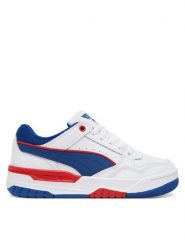 Puma Sneakersy Rebound Retro Jr 401564 03 Biały. Białe buty sportowe chłopięce Puma, ze skóry, bez zapięcia. Za 209.99 zł.
