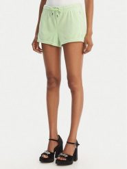 Juicy Couture Szorty sportowe Tamia JCWHS126305 Zielony Regular Fit. Zielone spodenki sportowe damskie Juicy Couture, xs, bez wzorów, z syntetyku. Za 239.99 zł.