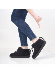 C'M Botki zimowe w kolorze czarnym rozmiar: 39. Czarne botki damskie C'M, na zimę, z materiału, bez obcasa, bez zapięcia. Za 136.45 zł.