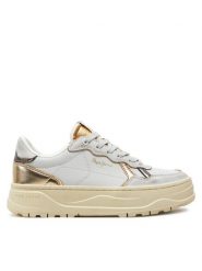 Pepe Jeans Sneakersy Kore Club W PLS00021 Biały. Białe obuwie sportowe damskie Pepe Jeans, z jeansu, bez zapięcia. Za 279.99 zł.