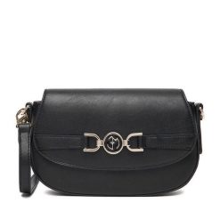 Torebka Eva Minge. Czarne listonoszki damskie Eva Minge, bez wzorów, bez dodatków. Za 219.99 zł.