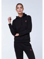 Polo Sylt Bluza w kolorze czarnym rozmiar: S. Czarne bluzy damskie Polo Sylt, s, bez wzorów, z bawełny, z kapturem. Za 77.95 zł.