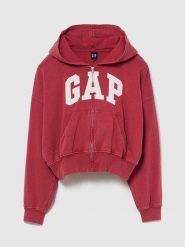 GAP Bluza w kolorze czerwonym rozmiar: XXL. Czerwone bluzy damskie GAP, xxl, bez wzorów, bez kaptura. Za 166.49 zł.