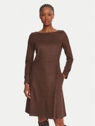 Weekend Max Mara Sukienka dzianinowa Balocco 2525626062 Brązowy Regular Fit. Brązowe sukienki damskie Weekend Max Mara, bez wzorów, z dzianiny, bez ramiączek. Za 879.99 zł.