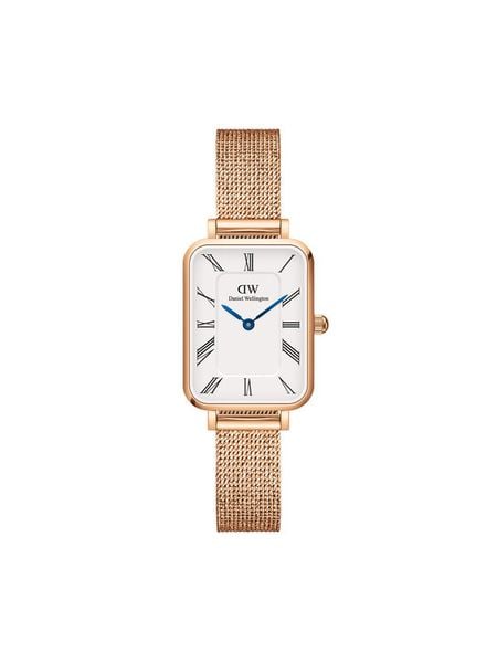 Daniel Wellington Zegarek Quadro Roman Numerals DW00100687 Złoty. Żółte, analogowe zegarki damskie Daniel Wellington, złote. Za 519.99 zł.