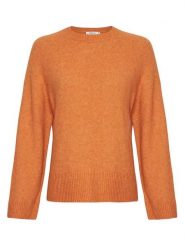 MOSS COPENHAGEN Sweter "Ceara Hope" w kolorze pomarańczowym rozmiar: S/M. Pomarańczowe swetry klasyczne damskie Moss Copenhagen, m, z poliamidu, bez kołnierzyka. Za 163.26 zł.