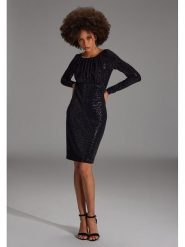 SWING Sukienka w kolorze czarnym rozmiar: 34. Czarne sukienki damskie Swing, bez wzorów, bez ramiączek. Za 275.40 zł.