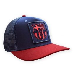 Czapka z daszkiem FC Barcelona - oficjalna licencjonowana. Niebieskie czapki z daszkiem damskie FC BARCELONA, bez wzorów, z poliesteru. Za 99.00 zł.
