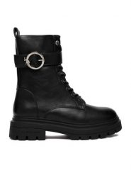 U.S. Polo Assn. Trapery EO-SVETA002W/GY1 Czarny. Czarne trapery damskie U.S. Polo Assn., ze skóry, bez zapięcia. Za 329.99 zł.