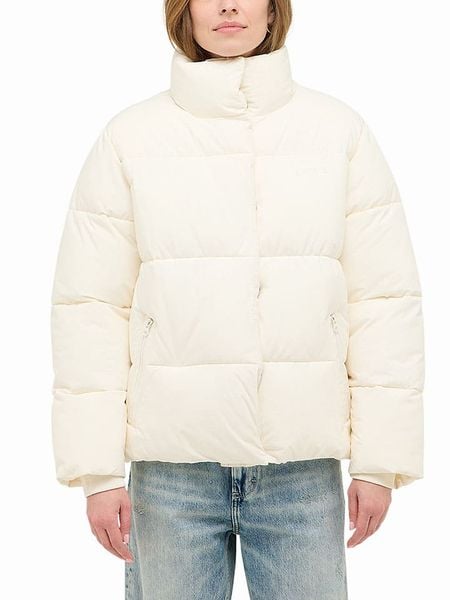 Mustang Kurtka pikowana w kolorze kremowym rozmiar: S. Brązowe kurtki damskie Mustang, s, bez wzorów, bez kaptura. Za 336.61 zł.