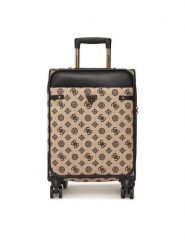 Guess Walizka kabinowa TWLP96 27983 Czarny. Brązowe walizki Guess, z aplikacjami, z poliesteru. Za 809.99 zł.