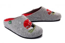 DR. BRINKMANN 320150-91 hellgrau, kapcie damskie. Szare kapcie damskie Dr. Brinkmann. Za 249.90 zł.