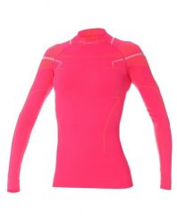 Termoaktywna damska bluza narciarska Brubeck Thermo. Czerwone bluzy damskie Brubeck, na zimę, s, bez wzorów, z dzianiny, bez kaptura. Za 189.99 zł.
