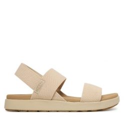 Sandały Keen. Brązowe sandały damskie Keen, bez wzorów, bez obcasa, na płaskiej podeszwie, bez zapięcia. Za 379.99 zł.