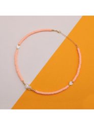 Heliophilia Naszyjnik z elementami ozdobnymi - dł. 42 cm rozmiar: onesize. Żółte naszyjniki damskie Heliophilia, z perłą, metalowe. Za 34.99 zł.