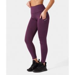 Legginsy z kieszeniami Carpatree Libra fioletowe. Fioletowe legginsy damskie Carpatree, s, bez wzorów, z materiału. Za 149.99 zł.
