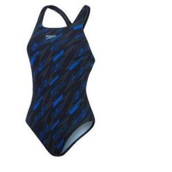 Damski kostium kąpielowy 1-częściowy Speedo Hyper Boom Allover Medalist. Niebieskie stroje jednoczęściowe 318, bez wzorów. Za 251.00 zł.