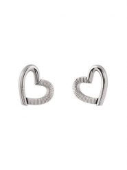 Calvin Klein Kolczyki 35000390 Srebrny. Szare kolczyki damskie Calvin Klein, metalowe. Za 279.99 zł.