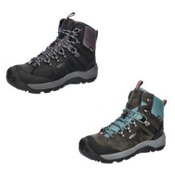 Buty trekkingowe damskie KEEN Revel IV Mid Polar. Niebieskie obuwie trekkingowe damskie Keen, z gumy, bez zapięcia. Za 519.00 zł.