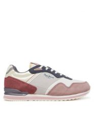 Pepe Jeans Sneakersy PLS40045 Różowy. Czerwone obuwie sportowe damskie Pepe Jeans, z jeansu, bez zapięcia. Za 199.99 zł.